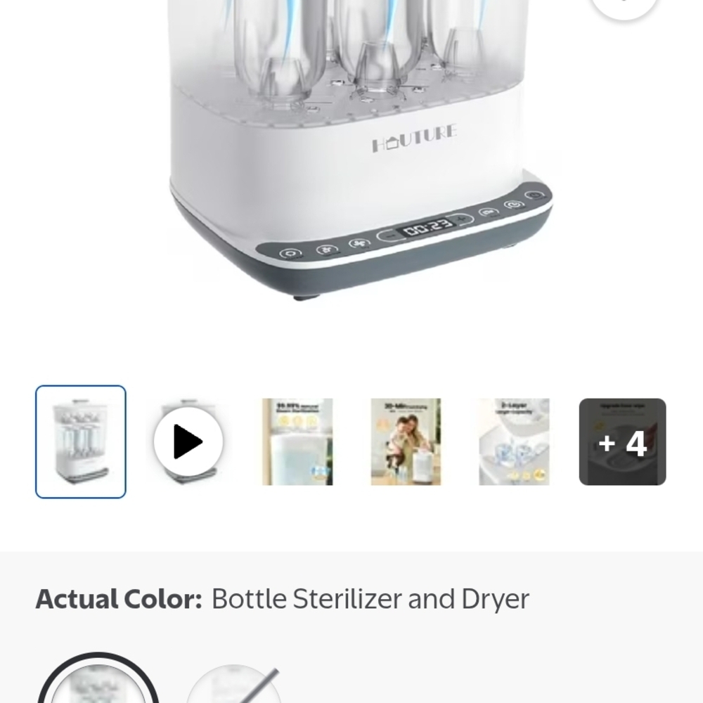 Baby Bottle Sterilizer and Dryer